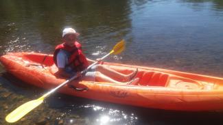 Children's day canoeing 22 km